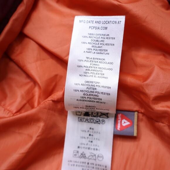 PATAGONIA Nano Quilted Puff Jacket Plum Light Orange Insulated Women's S - Picture 11 of 11